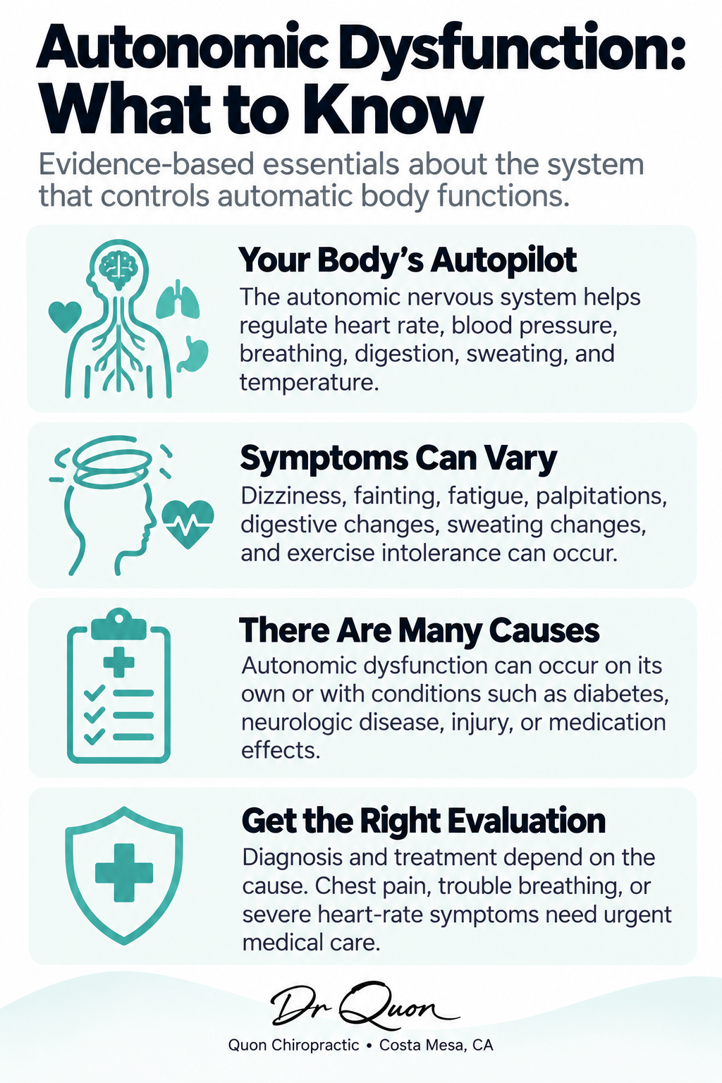 Costa Mesa Autonomic Dysfunction Infographic