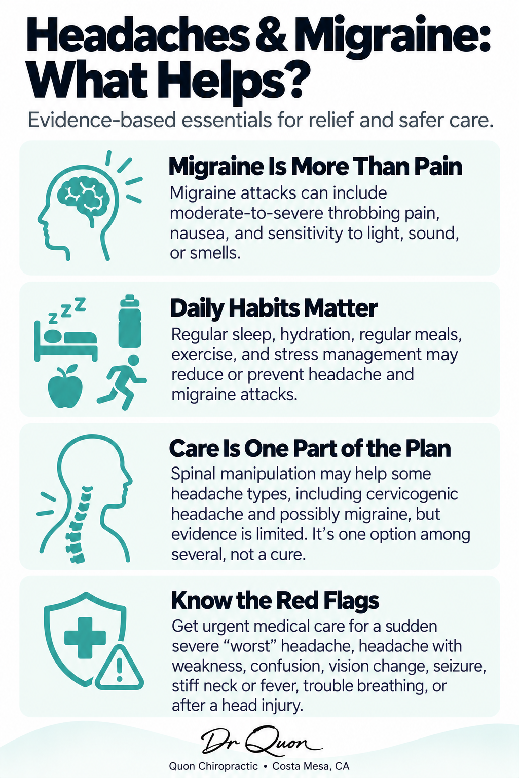 Costa Mesa Migraine Infographic